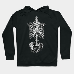 Skeleton / Faded Vintage-Style Design Hoodie